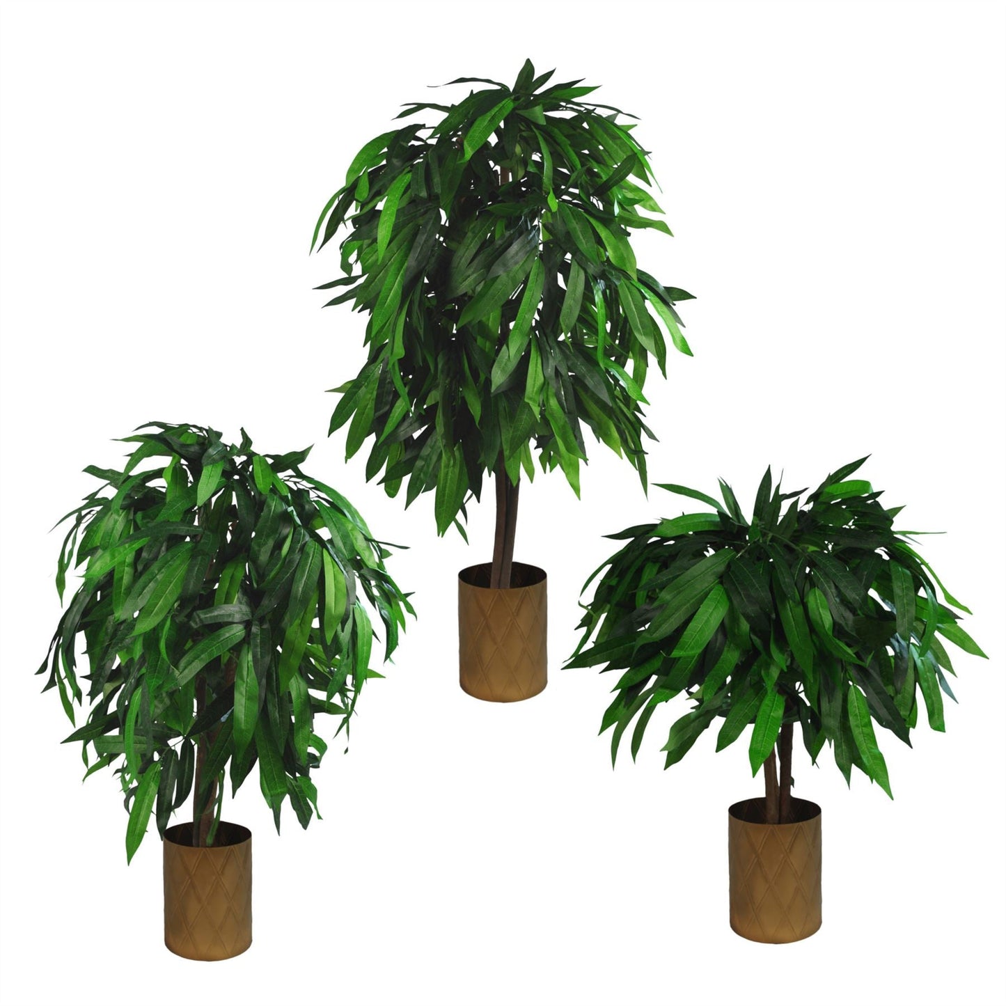 Vibrant 4ft Artificial Mango Tree - Lifelike Décor for Any Space! - plants - express.com