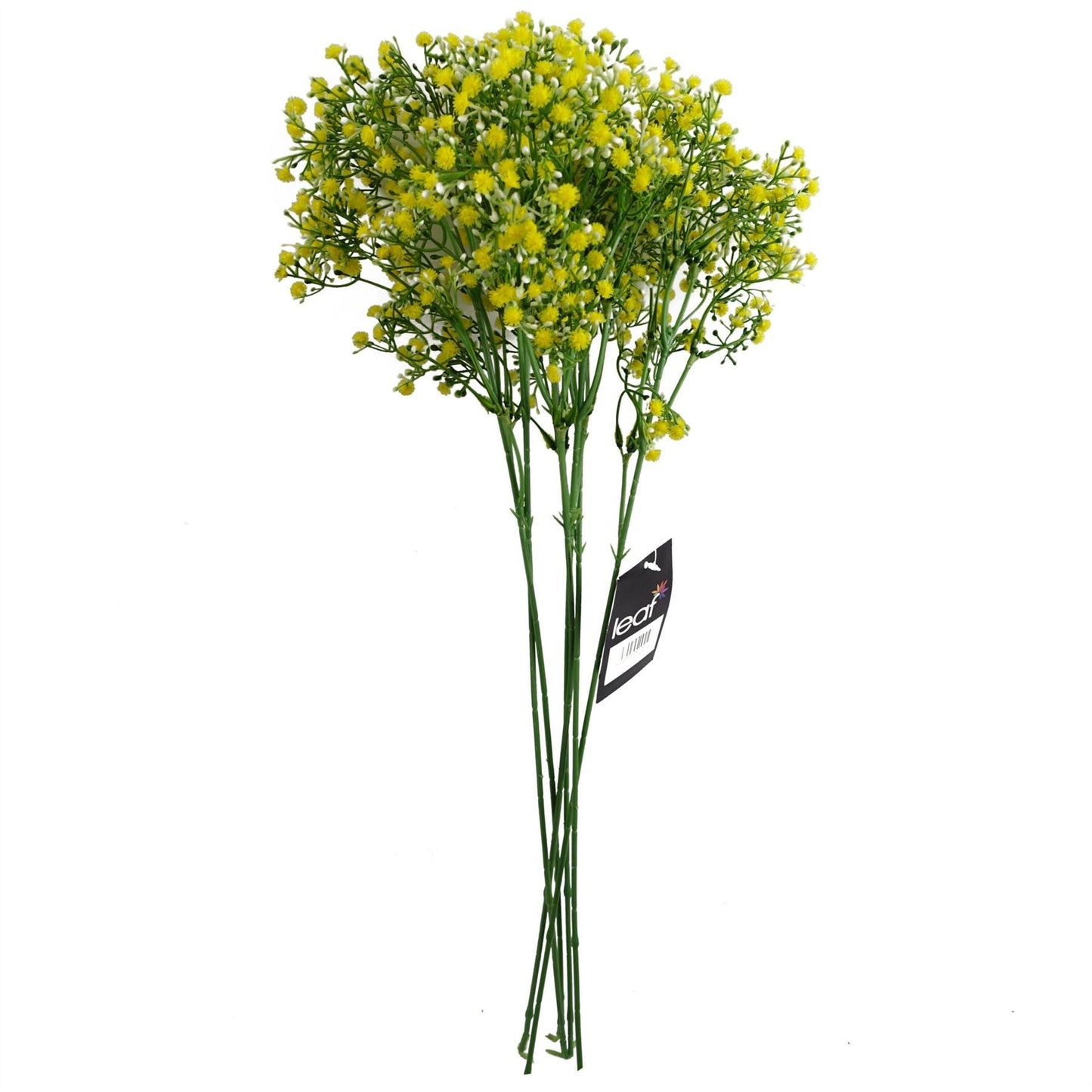 Vibrant 55cm Yellow Gypsophila Stem - Realistic, Shapable Floral Decor - plants - express.com