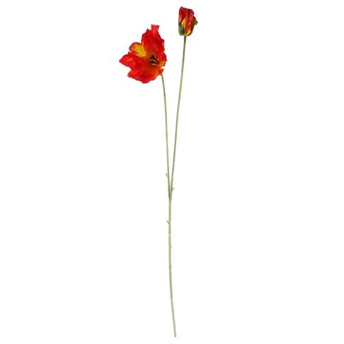 Vibrant 6 - Pack 100cm Artificial Poppy Stems - Elegant Silk Floral Arrangements - plants - express.com