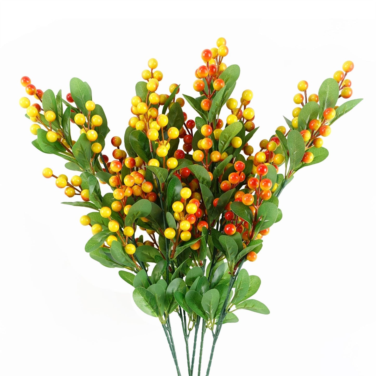Vibrant 6 - Pack of 70cm Orange Berry Sprays for Stunning Arrangements! - plants - express.com