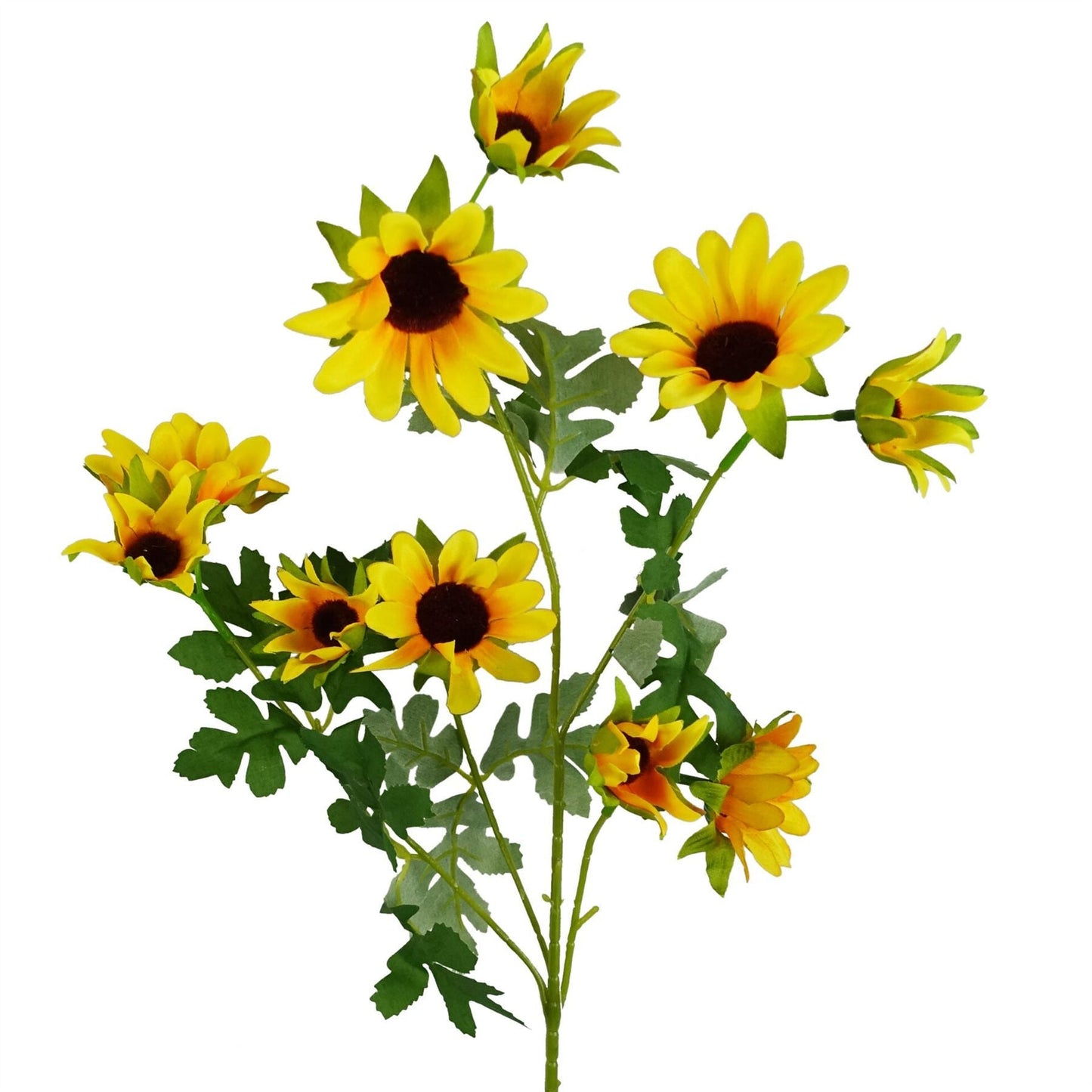 Vibrant 6 - Pack of 70cm Realistic Yellow Daisy Flower Sprays for Stylish Decor - plants - express.com