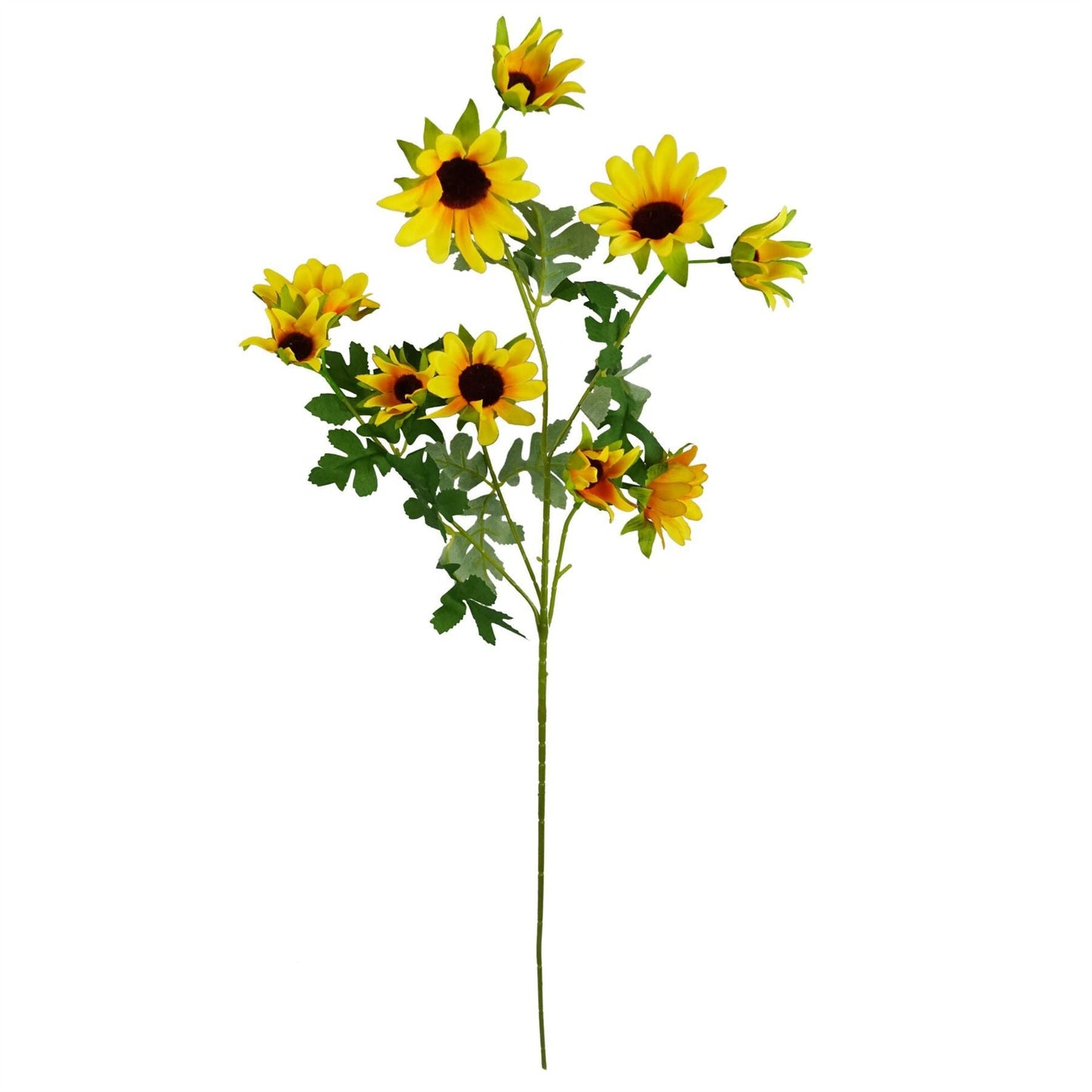 Vibrant 6 - Pack of 70cm Realistic Yellow Daisy Flower Sprays for Stylish Decor - plants - express.com