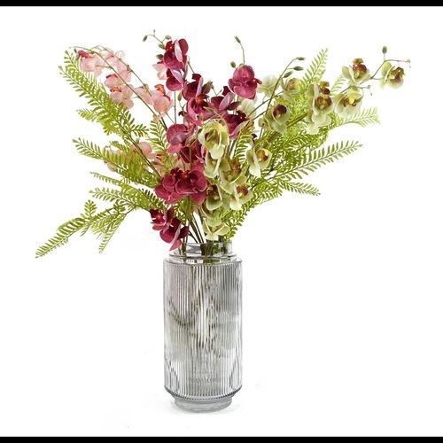 Vibrant 6 - Pack of 80cm Pink Mini Orchid Stems for Stunning Arrangements - plants - express.com