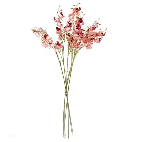 Vibrant 6 - Pack of 80cm Pink Mini Orchid Stems for Stunning Arrangements - plants - express.com