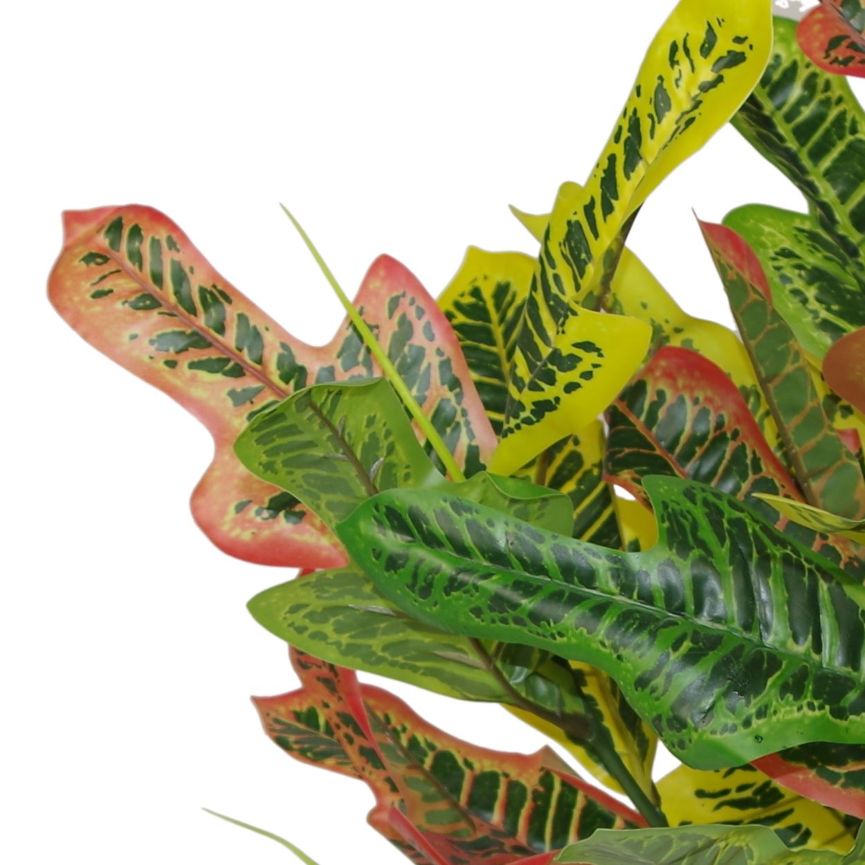 Vibrant 65cm Artificial Codiaeum Croton – Lifelike Tropical Décor Plant - plants - express.com