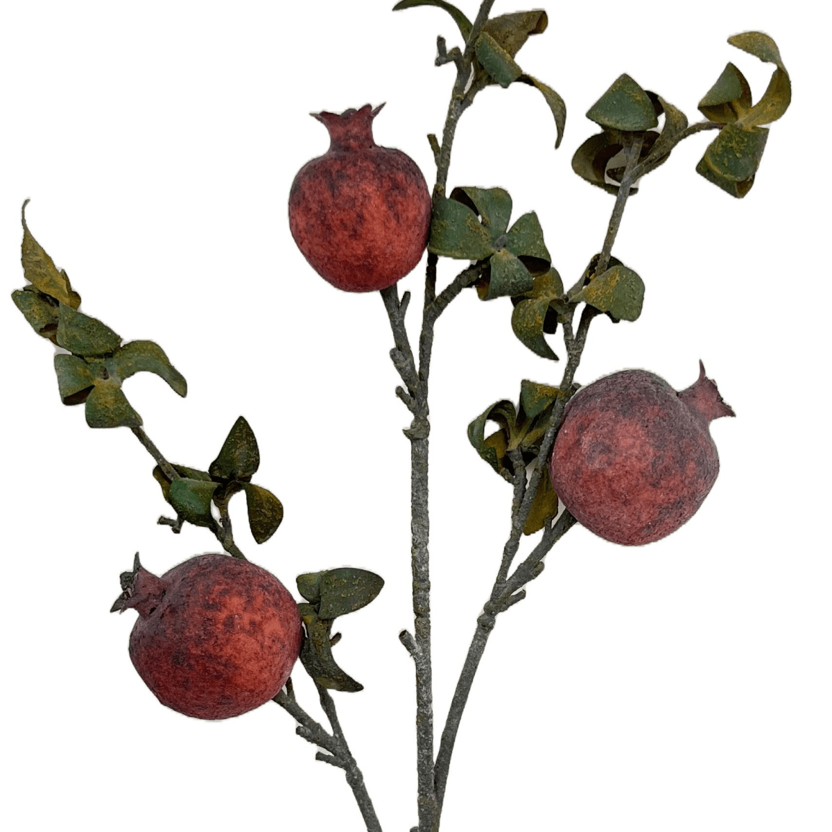 Vibrant 75cm Artificial Pomegranate Stem - Lifelike Decor for Any Setting - plants - express.com