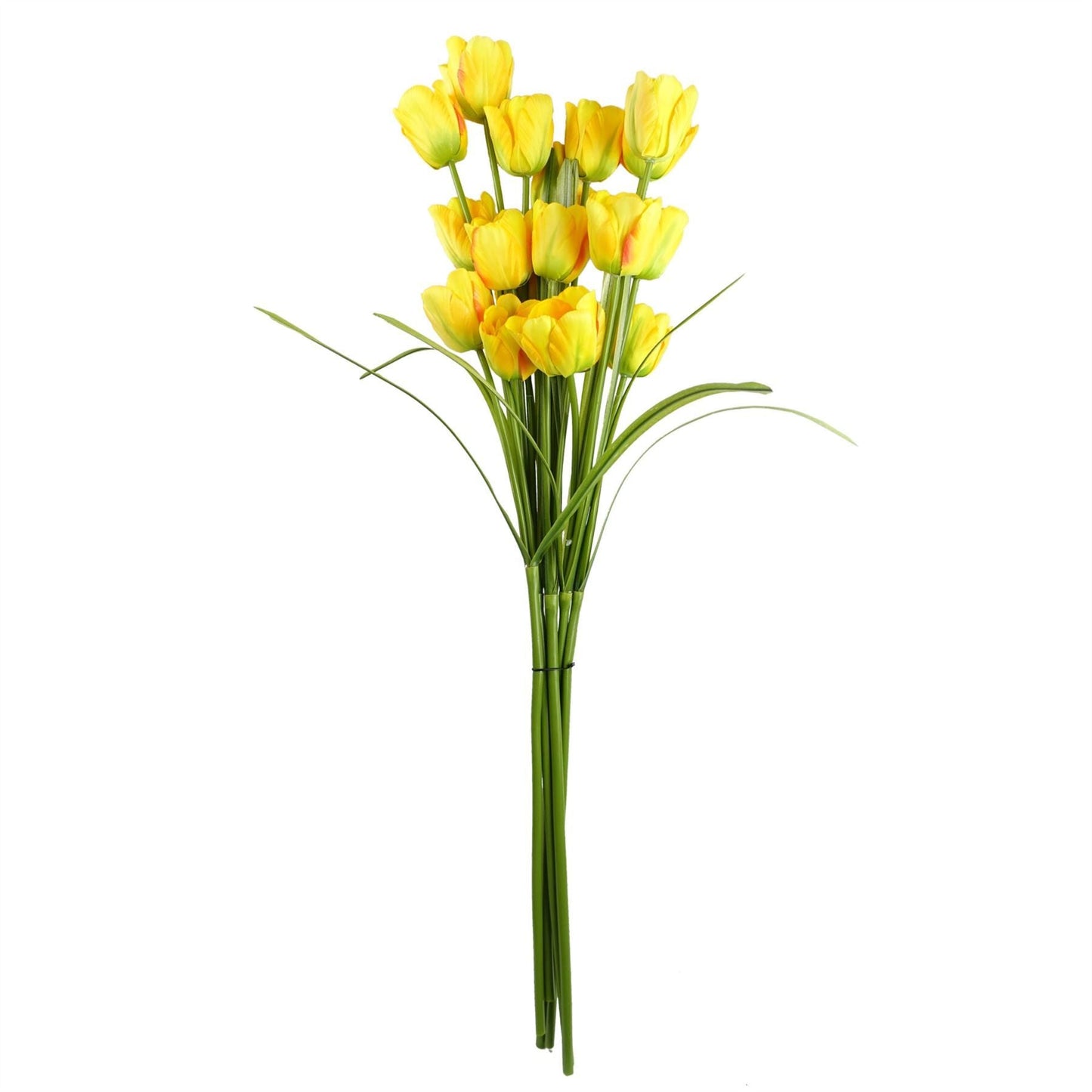 Vibrant 80cm Yellow Silk Tulip Stem - Perfect for Any Floral Arrangement! - plants - express.com