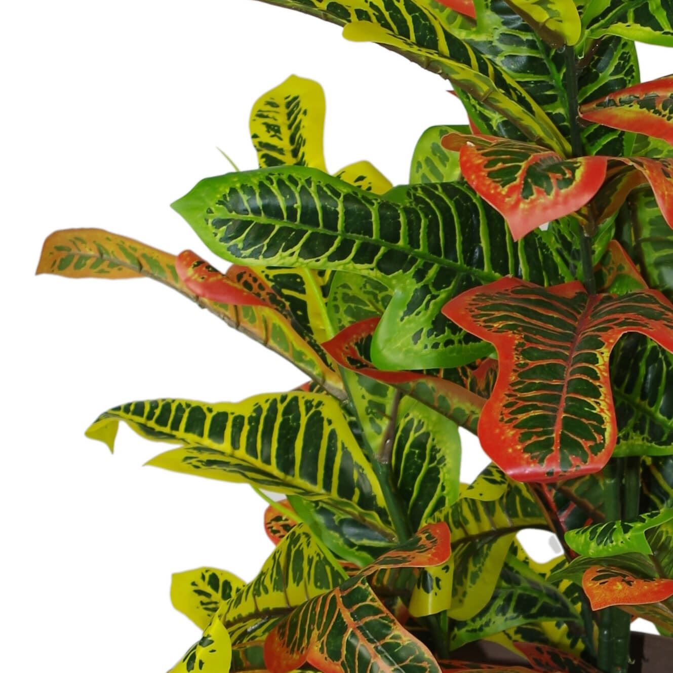 Vibrant 90cm Artificial Codiaeum - Lifelike Tropical Charm for Your Home - plants - express.com