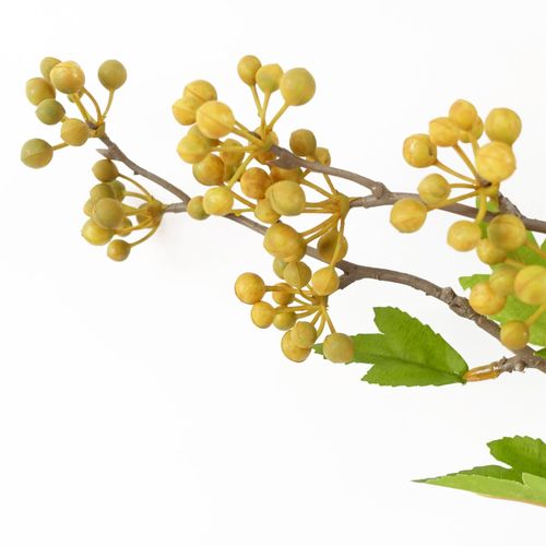 Vibrant 90cm Yellow Berry Stems - Set of 6 for Stunning Floral Arrangements! - plants - express.com