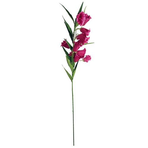 Vibrant Fuchsia Pink Trumpet Artificial Flower Stems - Pack of 6, 100cm - plants - express.com