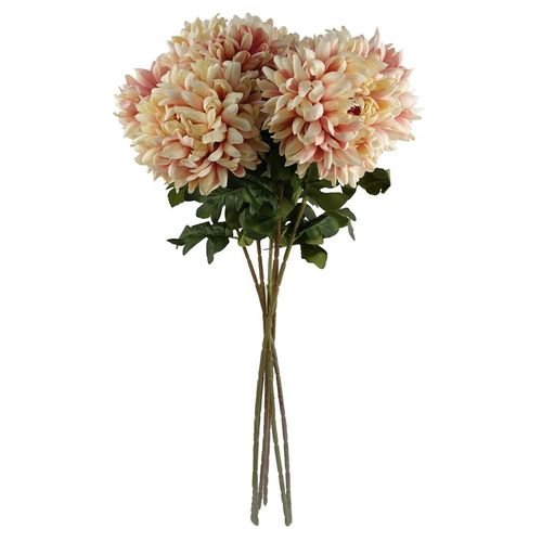 Vibrant Pack of 6 Pink Silk Reflex Chrysanthemums - Extra Large 75cm Stems - plants - express.com
