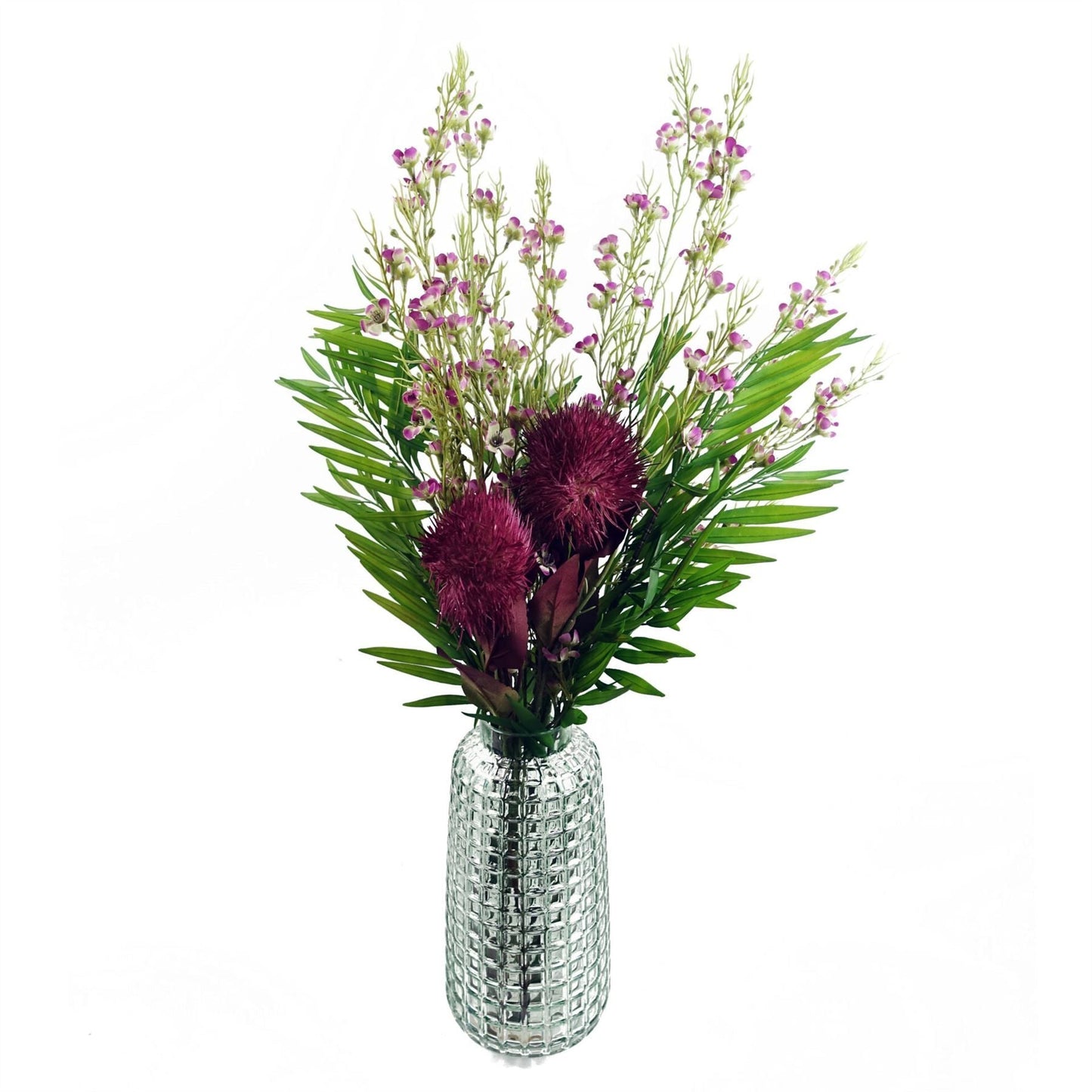 Vibrant Pack of 6 Purple Globe Thistle Stems for Stunning Arrangements! - plants - express.com
