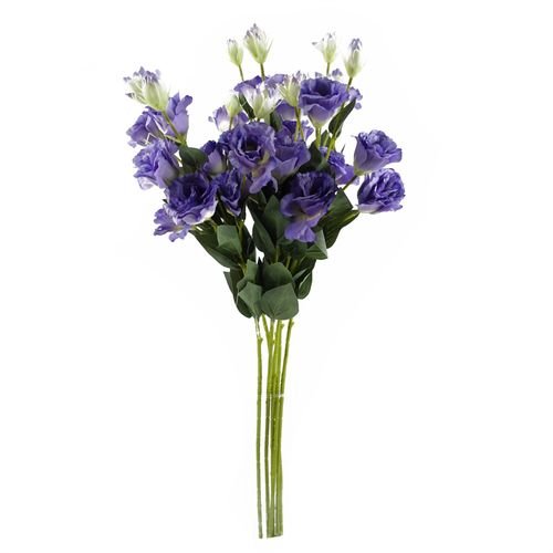 Vibrant Pack of 6 Purple Wild Rose Stems - 36 Beautiful Silk Flowers! - plants - express.com