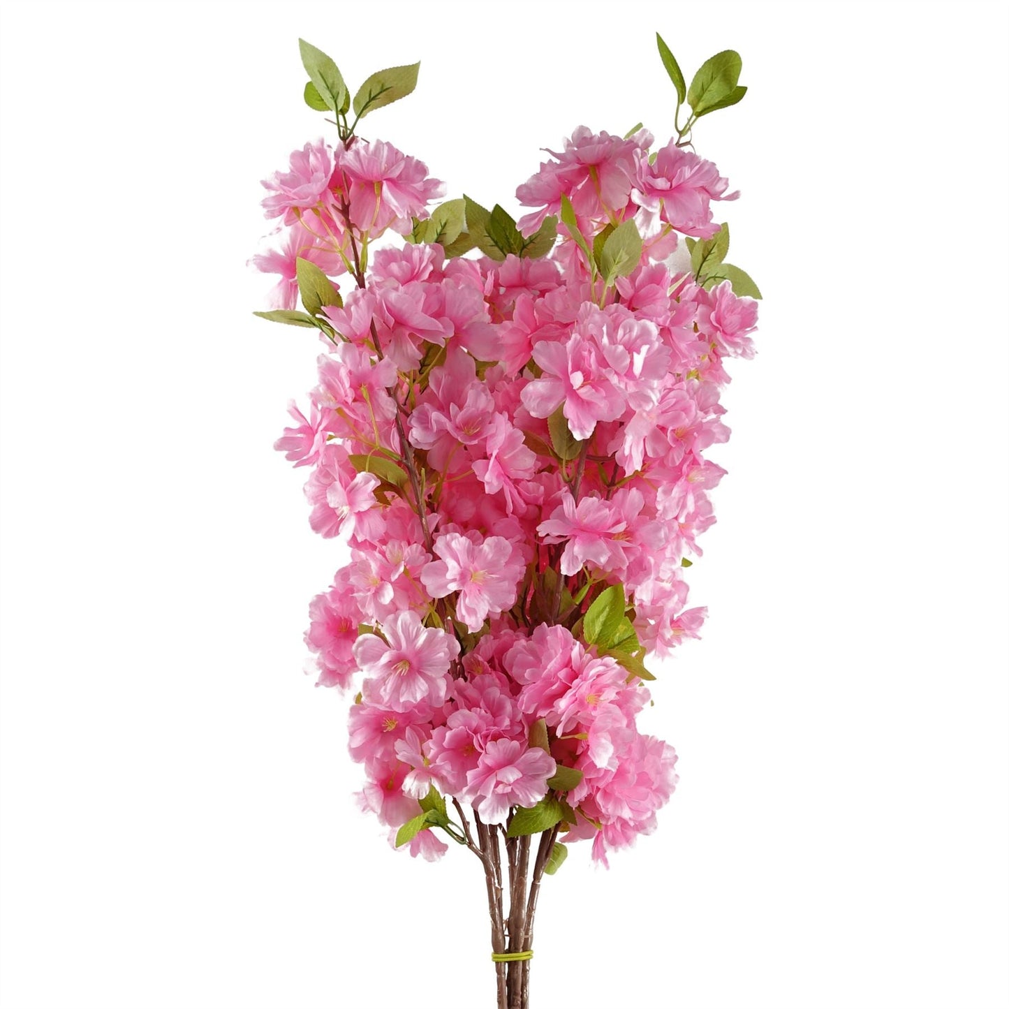 Vibrant Pink Artificial Blossom Stems - Set of 6, 100cm Each for Stunning Decor - plants - express.com