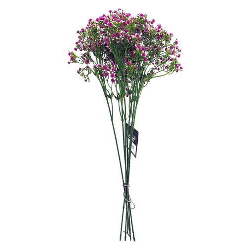 Vibrant Pink Gypsophila Stem Set - Pack of 6, 55cm Floral Decor Delights! - plants - express.com