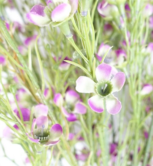 Vibrant Purple Artificial Flower Stems - Pack of 6, 100cm Beautiful Decor - plants - express.com