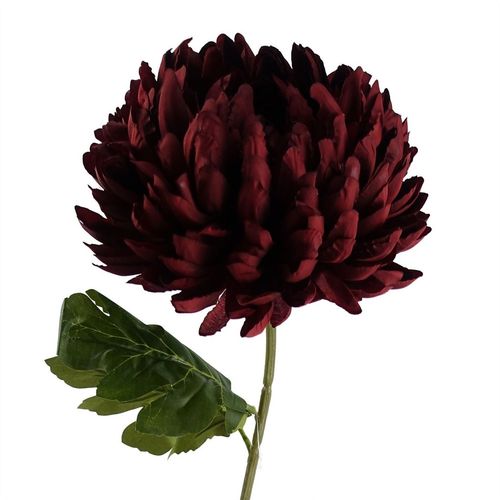 Vibrant Red Extra Large Silk Chrysanthemum Blooms - Pack of 6 - plants - express.com