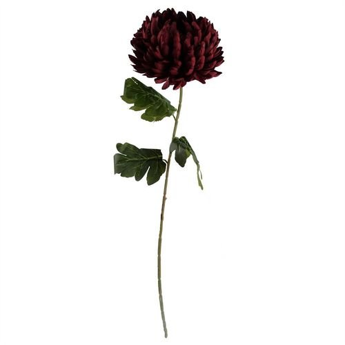 Vibrant Red Extra Large Silk Chrysanthemum Blooms - Pack of 6 - plants - express.com