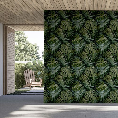 Vibrant Tropical Foliage Living Wall Wallpaper - Embrace Nature Indoors! - plants - express.com