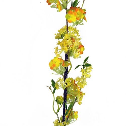 Vibrant Yellow Blossom Spray Stems - Pack of 6, 100cm for Stunning Arrangements - plants - express.com