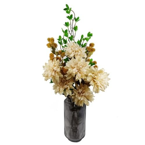 Vibrant Yellow Craspedia Stems - Pack of 6 Whimsical Floral Accents - plants - express.com
