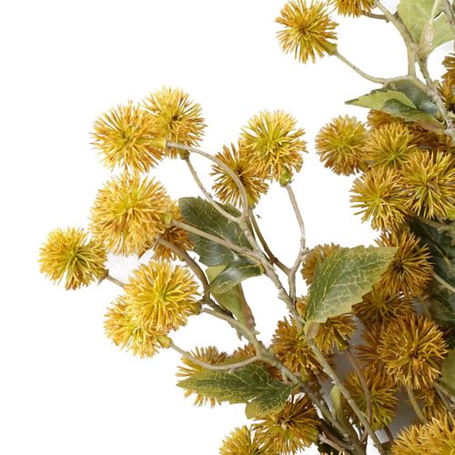 Vibrant Yellow Craspedia Stems - Pack of 6 Whimsical Floral Accents - plants - express.com