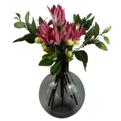 Vibrant Yellow Dahlia Pompom Stems - Pack of 6 for Stunning Decor - plants - express.com