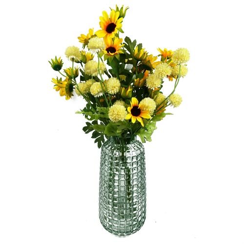 Vibrant Yellow Dahlia Pompom Stems - Pack of 6 for Stunning Decor - plants - express.com