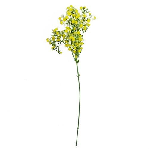 Vibrant Yellow Gypsophila Stems - Set of 6, 55cm Floral Accent Decor - plants - express.com