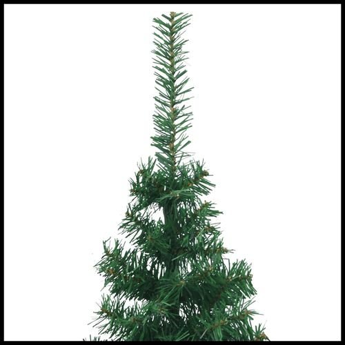 vidaXL 120cm Corner Green PVC Christmas Tree - Festive Space - Saver - plants - express.com