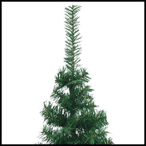 vidaXL 120cm Corner Green PVC Christmas Tree - Festive Space - Saver - plants - express.com