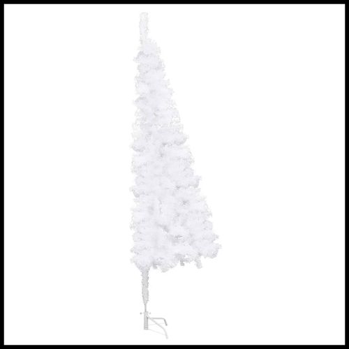 vidaXL 120cm Corner Green PVC Christmas Tree - Festive Space - Saver - plants - express.com
