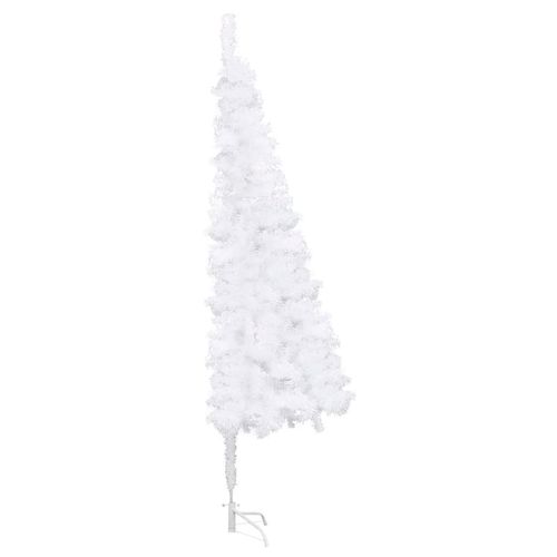 vidaXL 120cm Corner Green PVC Christmas Tree - Festive Space - Saver - plants - express.com