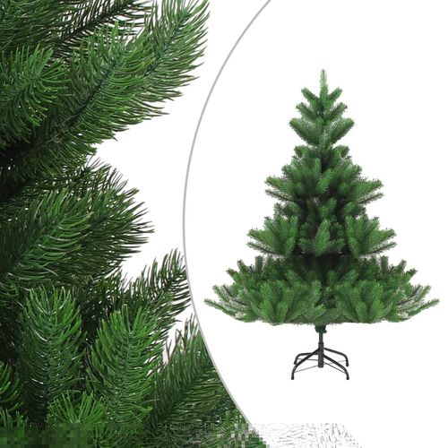 vidaXL 120cm Nordmann Fir LED Christmas Tree with Gold Ball Set - Elegant & Luminous - plants - express.com
