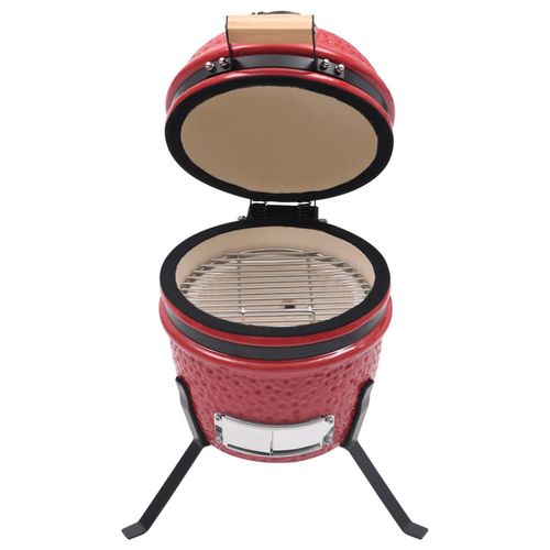 vidaXL 2 - in - 1 Kamado Grill & Smoker - Ceramic, 56 cm Black Beauty! - plants - express.com