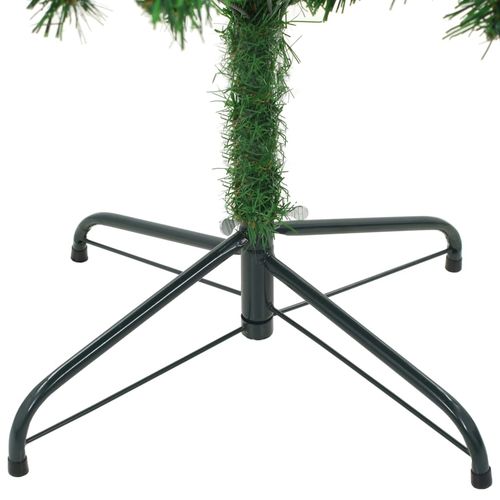 vidaXL 4.9ft Pre - lit Frosted Christmas Tree with Ornaments & Pine Cones - plants - express.com