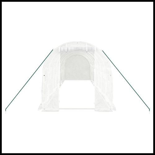 vidaXL 4m² Greenhouse - Durable Steel Frame for Hobby Gardening Enthusiasts - plants - express.com
