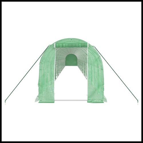 vidaXL 4m² Greenhouse - Durable Steel Frame for Hobby Gardening Enthusiasts - plants - express.com