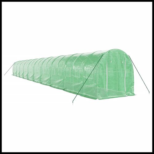 vidaXL 4m² Greenhouse - Durable Steel Frame for Hobby Gardening Enthusiasts - plants - express.com