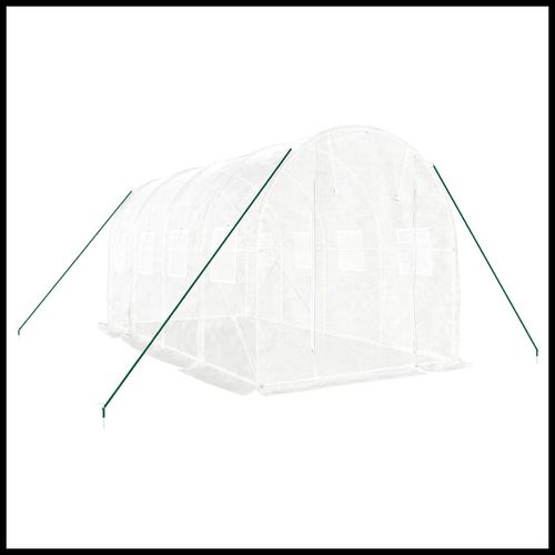 vidaXL 4m² Greenhouse - Durable Steel Frame for Hobby Gardening Enthusiasts - plants - express.com