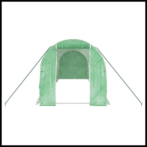 vidaXL 4m² Greenhouse - Durable Steel Frame for Hobby Gardening Enthusiasts - plants - express.com