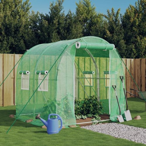 vidaXL 4m² Greenhouse - Durable Steel Frame for Hobby Gardening Enthusiasts - plants - express.com