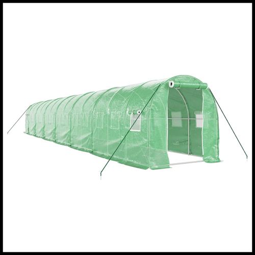 vidaXL 4m² Greenhouse - Durable Steel Frame for Hobby Gardening Enthusiasts - plants - express.com