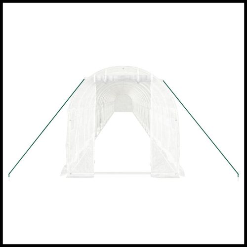 vidaXL 4m² Greenhouse - Durable Steel Frame for Hobby Gardening Enthusiasts - plants - express.com