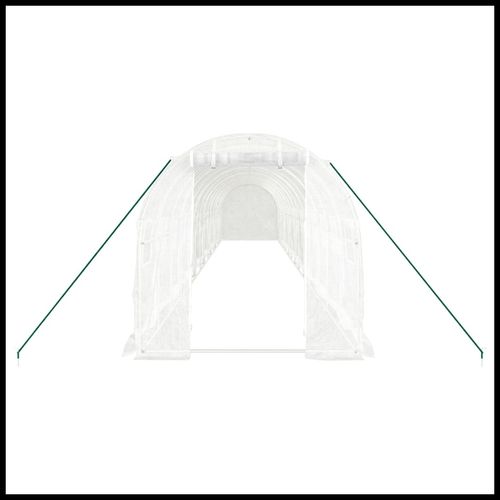 vidaXL 4m² Greenhouse - Durable Steel Frame for Hobby Gardening Enthusiasts - plants - express.com