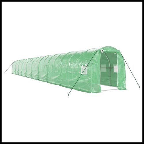 vidaXL 4m² Greenhouse - Durable Steel Frame for Hobby Gardening Enthusiasts - plants - express.com