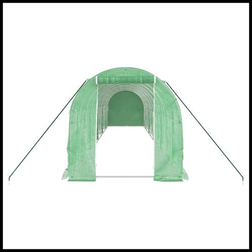 vidaXL 4m² Greenhouse - Durable Steel Frame for Hobby Gardening Enthusiasts - plants - express.com