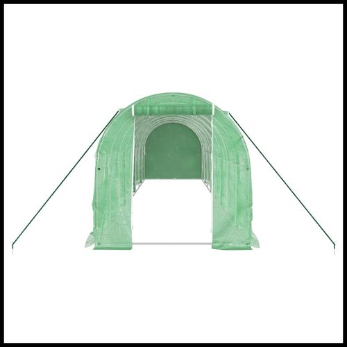vidaXL 4m² Greenhouse - Durable Steel Frame for Hobby Gardening Enthusiasts - plants - express.com