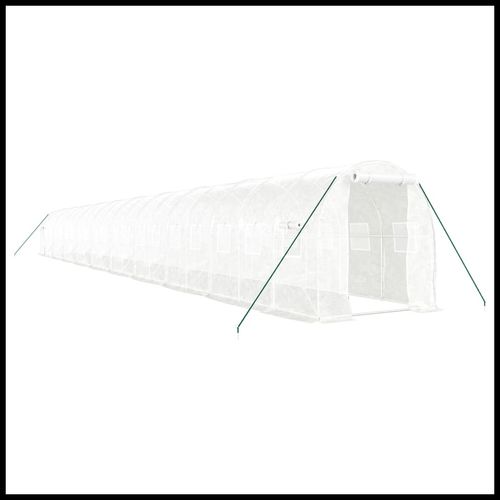 vidaXL 4m² Greenhouse - Durable Steel Frame for Hobby Gardening Enthusiasts - plants - express.com