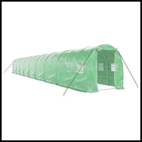 vidaXL 4m² Greenhouse - Durable Steel Frame for Hobby Gardening Enthusiasts - plants - express.com